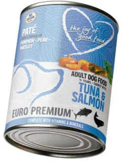 Euro Premium Pate Adult Tuna&Salmon Mokra Karma dla psa op. 400g Pakiet 6szt.