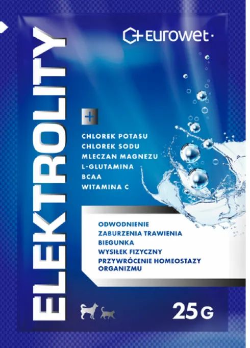 Eurowet Elektrolity dla psa i kota op. 25g
