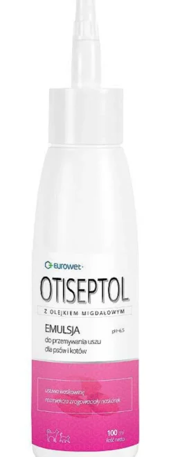 Eurowet Preparat do uszu Otiseptol emulsja dla psa i kota poj. 100ml