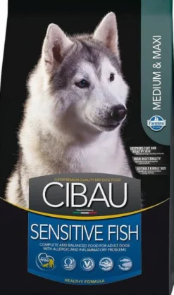 Farmina Cibau Adult Medium/Maxi Sensitive Fish Sucha Karma dla psa op. 12kg+2kg GRATIS