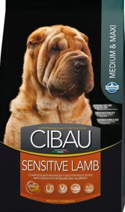 Farmina Cibau Adult Medium/Maxi Sensitive Lamb Sucha Karma dla psa op. 12kg+2kg GRATIS