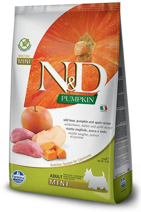 Farmina N&D Pumpkin Adult Mini Boar&Apple Sucha Karma dla psa op. 7kg