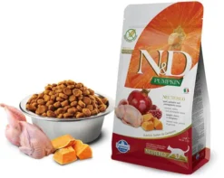 Farmina N&D Pumpkin Adult Neutered Quail&Pomegranate Sucha Karma dla kota op. 1.5kg