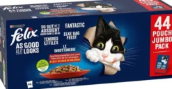 Felix Fantastic Adult Wiejskie smaki w galaretce Mokra Karma dla kota op. 44x85g