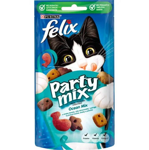 Felix Przysmak Party Mix Ocean Mix dla kota op. 60g