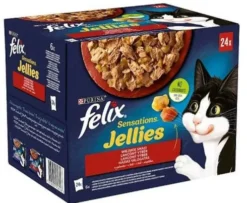 Felix Sensation Jelles Adult Wiejskie smaki w galaretce Mokra Karma dla kota op. 24x85g