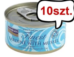 Fish4Cats Sardynka z Omułkiem Mokra Karma dla kota op. 70g Pakiet 10szt.