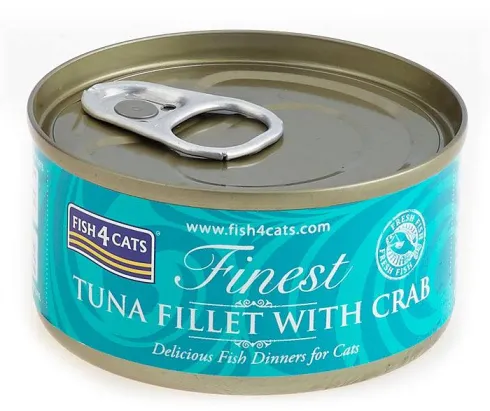 Fish4Cats Tuńczyk z Krabami Mokra Karma dla kota op. 70g