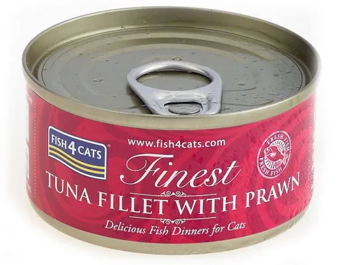 Fish4Cats Tuńczyk z Krewetkami Mokra Karma dla kota op. 70g