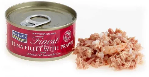 Fish4Cats Tuńczyk z Krewetkami Mokra Karma dla kota op. 70g