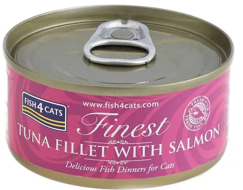 Fish4Cats Tuńczyk z Łososiem Mokra Karma dla kota op. 70g