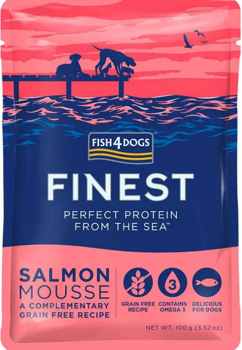 Fish4Dogs Finest Salmon Mousse Mokra Karma dla psa op. 100g