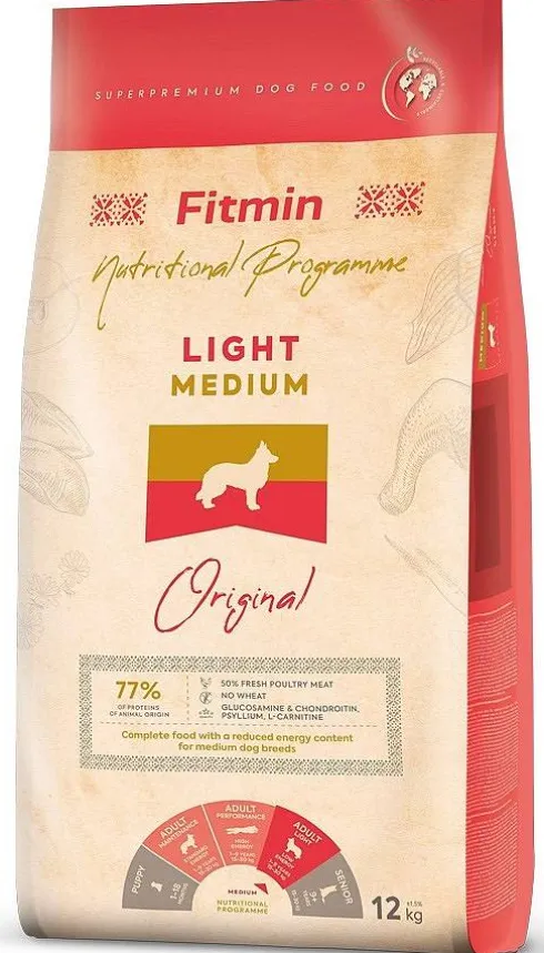 Fitmin Adult Medium Light Sucha Karma dla psa op. 12kg