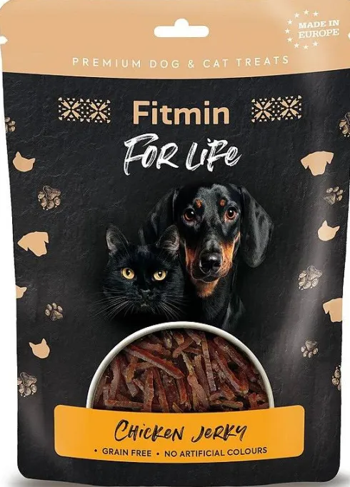 Fitmin For Life Przysmak Chicken Jerky dla kota i psa op. 70g