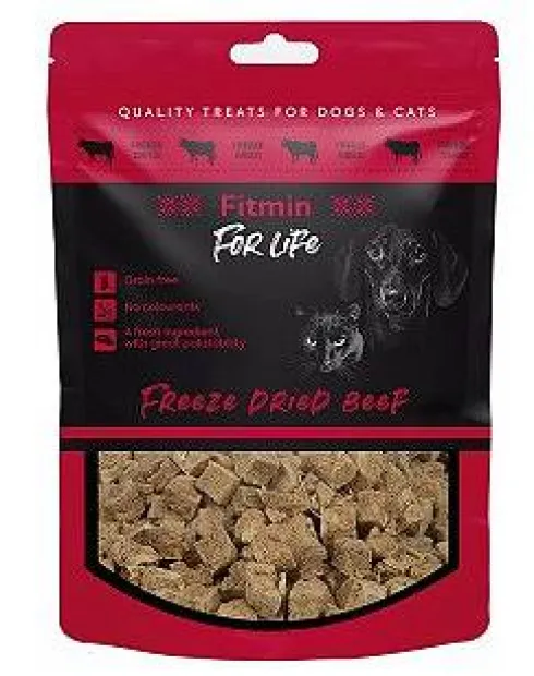 Fitmin For Life Przysmak Freeze Dried Beef dla psa i kota op. 30g