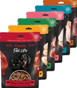 Fitmin For Life Przysmak Freeze Dried multipack dla psa i kota op. 6x30g