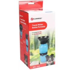 Flamingo Bidon z podajnikiem wody dla psa poj. 600 ml nr kat. 520856 WYPRZEDAŻ OSTATNIA SZTUKA