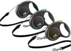 Flexi Smycz Black Design CORD dla psa rozm. Medium kolor MIX