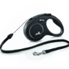 Flexi Smycz New Classic CORD dla psa i kota rozm. Small kolor czarny