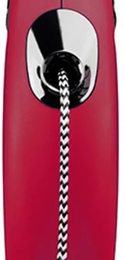 Flexi Smycz New Classic CORD dla psa i kota rozm. Small kolor czerwony