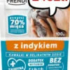 Frendi Kawałki z Indykiem w Delikatnym Sosie Mokra Karma dla kota op. 100g Pakiet 24szt.