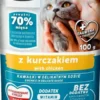 Frendi Kawałki z Kurczakiem w Delikatnym Sosie Mokra Karma dla kota op. 100g Pakiet 24szt.