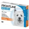 FRONTLINE Spot On Krople na kleszcze i pchły dla psa 2-10kg (rozm. S) op. 3 pipety