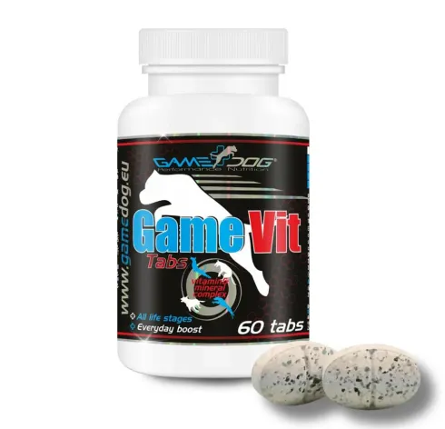 Game Dog Suplement diety GameVit Tabs dla psa op. 60 tabletek