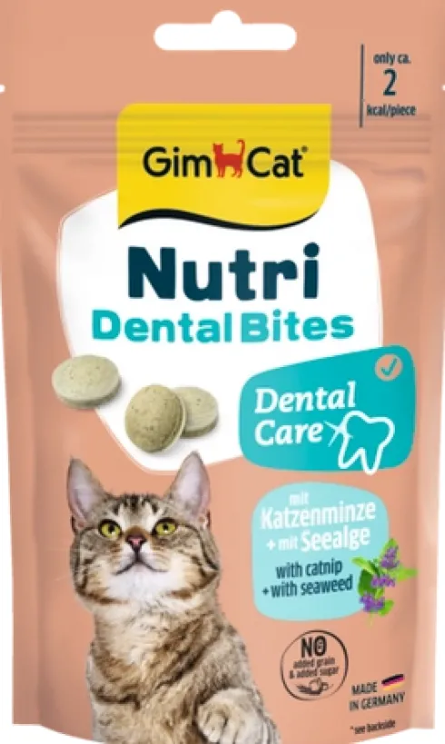 GimCat Nutri Dental Bites Przysmak dla kota op. 40g