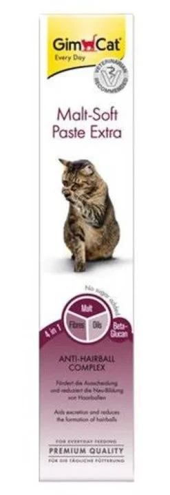 GimCat Pasta Malt-Soft Paste Extra dla kota op. 200g