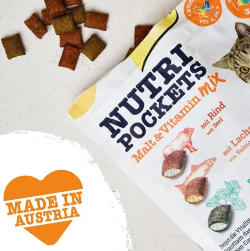 GimCat Przysmaki Nutri Pockets Malt&Vitamin Mix dla kota op. 150g