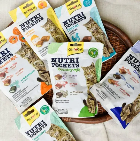GimCat Przysmaki Nutri Pockets Malt&Vitamin Mix dla kota op. 150g