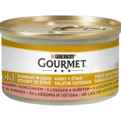 Gourmet Gold Adult Łosoś z kurczakiem w sosie Mokra Karma dla kota op. 85g