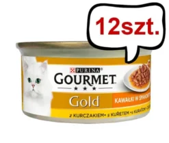 Gourmet Gold Adult Sauce Delight Kurczak Mokra Karma dla kota op. 85g Pakiet 12szt.