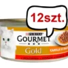 Gourmet Gold Adult Sauce Delight Wołowina Mokra Karma dla kota op. 85g Pakiet 12szt.