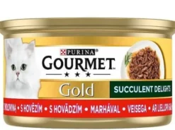 Gourmet Gold Adult Succulent Delights Wołowina w sosie Mokra Karma dla kota op. 85g Pakiet 12szt.