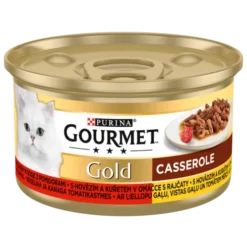 Gourmet Gold Adult Wołowina i kurczak w sosie z pomidorami Mokra Karma dla kota op. 85g