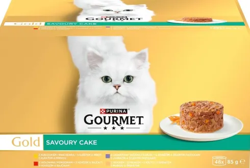 Gourmet Gold Savoury Cake Mokra Karma dla kota op. 48x85g