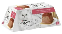 Gourmet Revelations Adult Mus z łososiem Mokra Karma dla kota op. 2x57g