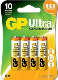 GP Batteries Ultra Alkaline Battery Baterie alkaliczne LR6 / AA op. 4szt. WYPRZEDAŻ
