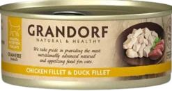 Grandorf Adult Chicken&Duck Fillet Mokra karma dla kota op. 70g Pakiet 6szt.