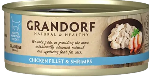 Grandorf Adult Chicken Fillet&Shrimp Mokra karma dla kota op. 70g