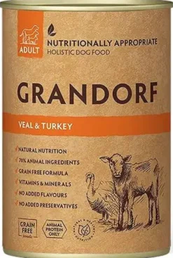 Grandorf Adult Veal&Turkey Mokra karma dla kota op. 400g