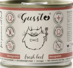 Gussto Fresh Beef Mokra Karma dla kota op. 200g
