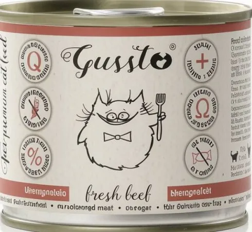 Gussto Fresh Beef Mokra Karma dla kota op. 200g