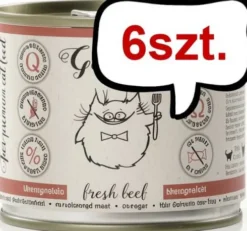 Gussto Fresh Beef Mokra Karma dla kota op. 200g Pakiet 6szt.