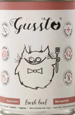 Gussto Fresh Beef Mokra Karma dla kota op. 400g Pakiet 6szt.