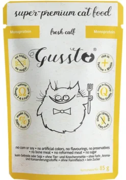 Gussto Fresh Calf Mokra Karma dla kota op. 85g