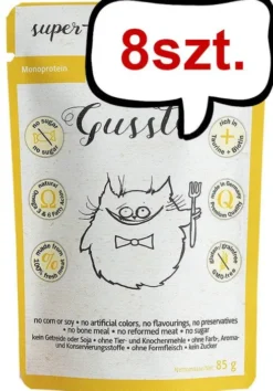 Gussto Fresh Calf Mokra Karma dla kota op. 85g Pakiet 8szt.