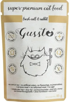 Gussto Fresh Calf&Rabbit Mokra Karma dla kota op. 85g